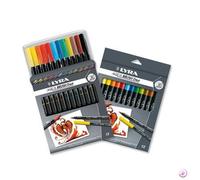 12 Feutres-Pinceaux Aqua Brush Duo - Lyra