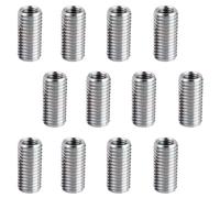 12 Filets Rapportés M6 à M8, Inserts Filetés, Insert de Réparation de Filetage, Outil D'extension de Filetage Mâle, Fournitures de Réparation en Acier Inoxydable