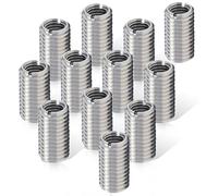 12 Filets Rapportés M8 à M10, Inserts Filetés, Insert de Réparation de Filetage, Outil D'extension de Filetage Mâle, Fournitures de Réparation en Acier Inoxydable
