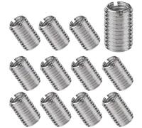 12 Filets Rapportés M8 à M10, Inserts Filetés, Insert de Réparation de Filetage, Outil D'extension de Filetage Mâle, Fournitures de Réparation en Acier Inoxydable