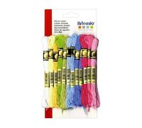 12 fils coton multicolores x 8 m - Printemps