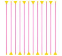 12 Flèches à Ventouse de Remplacement pour Jouets,Flèches en Plastique de 42 cm,Accessoires de Tir à l'arc Flèches pour Jeux Extérieurs et Sports de Plein Air(Rose)