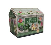 12 fleurs à broder - Brodez les fleurs emblématiques de chaque mois de l'année - Collectif - Marabout - Guide
