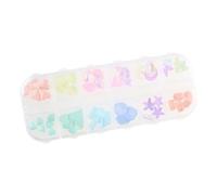 12 Grids Flatback Nail Diamant 3D Cristal Gemmes Bijoux Manucure Nail Décoration Partie