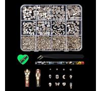 12 grilles de décorations d ' ongles 3D de couleurs assorties, perle à plat pour ongles français pour artistes professionnels, perles d ' art en résine Unguis