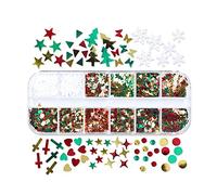 12 grilles de Noël flocon de neige magnifique pour femme décoration mère dans étui de téléphone portefeuille