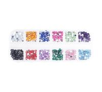 12 Grilles De Ongles Breloques Goujons Gemmes Art Artisanat Diamants Bijoux Pierres Nail Art Kit
