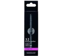 12 gros fusains Ø 7 - 9 mm Noir G