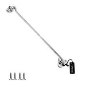 12 inch Crochet avec œil de porte 304 Acier Inoxydable, Verrous et boulons pour serrures de Porte, Crochet de Cabine