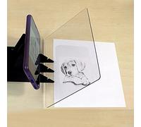 12 inches Planche à Dessin de Traçage Tableau de Copie DIY Miroir d'Ombre Traceur avec Support Outil de Croquis Planche de Peinture Art Sans fil pour Aartiste Débutant Peintres