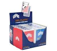 12 Jeux COPAG POKER Cartes 100% Plastique 4 Coins