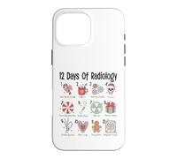 12 Jours de radiologie de Noël imagerie médicale Coque pour iPhone 16 Pro Max