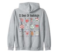 12 Jours de radiologie de Noël imagerie médicale Sweat à Capuche