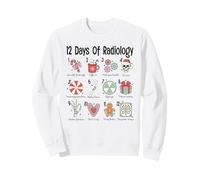 12 Jours de radiologie de Noël imagerie médicale Sweatshirt