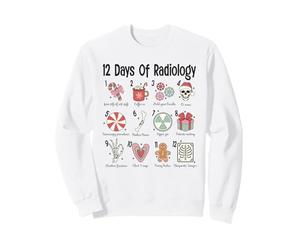 12 Jours de radiologie de Noël imagerie médicale Sweatshirt