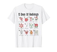 12 Jours de radiologie de Noël imagerie médicale T-Shirt
