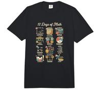 12 Jours de Vacances drôles de Noël pour Les professeurs de mathématiques Comfort Colors Adult Heavyweight T-Shirt