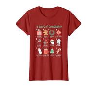 12 Jours d'échographie | Échographe de Noël | Technologie d'échographie T-Shirt, Femme, Canneberge, 3XL