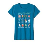 12 Jours d'échographie | Échographe de Noël | Technologie d'échographie T-Shirt, Femme, Saphir, S