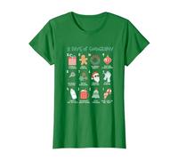 12 Jours d'échographie | Échographe de Noël | Technologie d'échographie T-Shirt, Femme, Vert Kelly, S