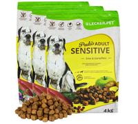12 kg de friandises.Pet® Paula's Adult Sensitive Canard & Pomme de terre Nourriture sèche pour chiens Nourriture complète