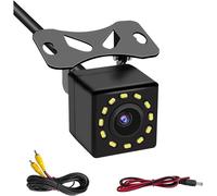12 Led Ultra Hd Waterproof Rear View Camera With Night Vision 170° View Angle For License Plate Frame Truck Van License Plate Holder