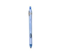 12- Lors de la lecture, le stylo à double bille vide sèche rapidement et appuie sur le stylo pinceau de bureau - tige bleu clair - 0,5 mm.