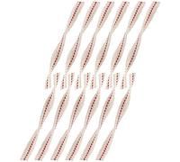 12 mèches de rechange pour lampe-tempête à pétrole - 120 x 8,4 x 1,6 mm [Lunartec]