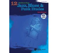 12 études niveau moyen-facile de jazz, blues et funk – instruments en mi bémol – Alfred Music