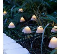 12 Mini Champignons Solaires à Piquet