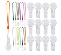 12 Mini-Loupe Dont des Loupe Grossissante à Main 5X et 10X avec 12 Cordons de Couleur Idéales pour Les Loupe Enfant afin d'explorer des Activités et des Loupe de Lecture pour Aider Les Personnes âgées