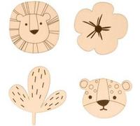 12 minis silhouettes safari Beige G