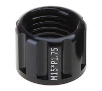 12 mm 15 mm Moyeux Capuchon d ' arbre Fourche de vélo de route Écrou à dégagement rapide Accessoires de vélo Écrou d ' essieux traversants de vélo Fourche facile à utiliser Axes filetés à dégagement