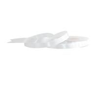 12 mm Ruban Satin 25 m rouleau / couleur blanc ref 029 //unilatéral Ruban Ruban décoratif Ruban décoratif Ruban cadeau décoration pour mariage baptême