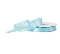12 mm Ruban Satin 25 m rouleau / couleur bleu ciel ref 311 //unilatéral Ruban Ruban décoratif Ruban décoratif Ruban cadeau décoration pour mariage baptême