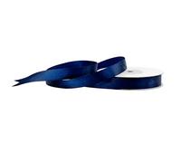 12 mm Ruban Satin 25 m rouleau / couleur bleu marine ref 370 //unilatéral Ruban Ruban décoratif Ruban décoratif Ruban cadeau décoration pour mariage baptême 2,5 cm