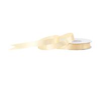 12 mm Ruban Satin 25 m rouleau creme beige 824 //unilatéral Ruban Ruban décoratif Ruban décoratif Ruban cadeau décoration pour mariage baptême 2,5 cm