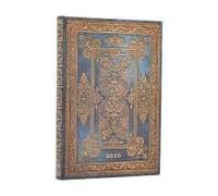 12-Monatskalender. 2026 Blue Luxe Mini Horizontal