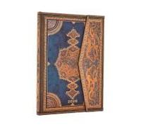 12-Monatskalender. 2026 Safaw. Indigo Midi Vertikal