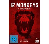 12 Monkeys - 12 Monkeys - die Komplette Serie (Alle 4 Staffeln)