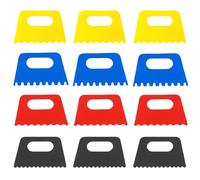 12 Morceaux De Graffitis -Scraps, Restes De Couleur, Grattoirs, Restes De Peinture, Bricolage -Graffiti -Olmalerei -Schaber, Fournitures Faites À La Main Pour Les Enfants, Outils Artistiques.