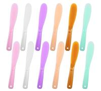 12 Morceaux De Tige D'Agitation En Plastique, Outil D'Application De Masque, Outil De Beauté, Accessoires De Soins De La Peau, Outil D'Application Portable.