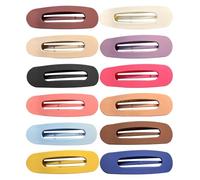 12 Morceaux D'Épingles À Cheveux Colorées, Épingles À Cheveux Sans Glissement, Épingles À Cheveux Mignonnes, Accessoires Coiffants, Accessoires Pour Les Cheveux Pour Femmes.