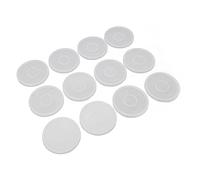 12 moules en résine de constellation du zodiaque, moules ronds en résine de silicone pour la fabrication, sous-verres en tranches d'agate, tapis de tasses, décoration de la maison