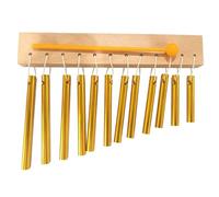 12 Note Bar Chimes Metal Percussion Instrument Orff Wind Chime with Mallet for Music Therapy Kids Education