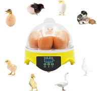 12 Oeuf Iubator Tortue Oeuf Iubator Reptile Hatcher Couveuse Thermostatique De Tortue avec Retourneur D’Oeuf Automatique Couvercle Visible Affichage LED Numérique, 12 Eggs