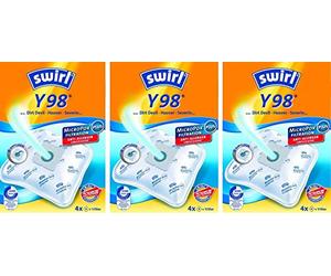 12 original Swirl Y98 Sac Aspirateur pour Bob Home 2351 - Crazy Vac