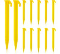 12 Pack 5.7"" Plastic Tent Pegs For Camping Tent Tent Beach Camping Garden Outdoor