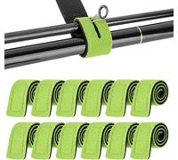 12 Pack Adjustable Neoprene Fishing Rod Straps Reusable Fishing Rod Straps For Fishing Rod Attachment For Fishing And Sea Fishing And Feeder And Carp Fishing