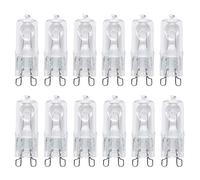 12 Pack Ampoule Halogène G9 25W, Eco-Lampe Halogène Capsule Ampoule 360 LM 2700K Blanc Chaud Dimmable